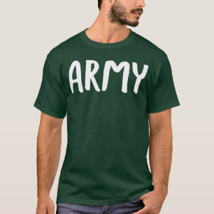 Camisa vintage de niño del ejército