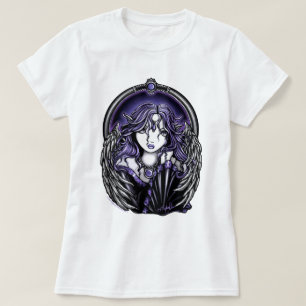 Camisa violeta de la noche del ángel de guarda