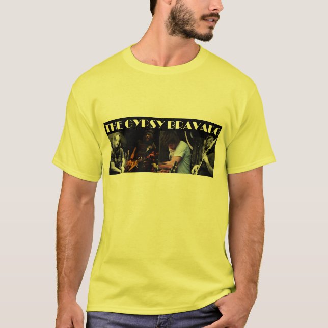 Camisa viva gitana del poster de la banda de (Anverso)
