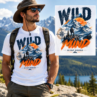 CAMISA WILD MIND – Aventura sin mapa necesario