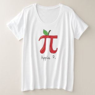 Camisas Apple Pi Cute Math Pi Day Mujeres Más Tama