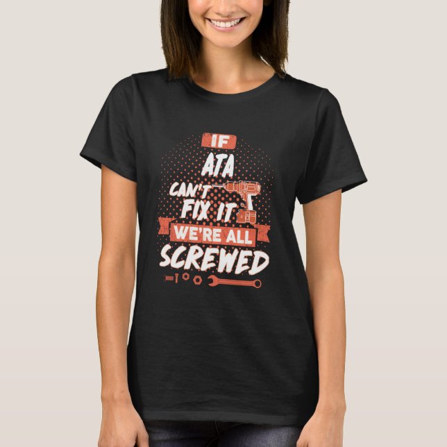 Camisas ATA, Camisetas de regalo ATA (Anverso)