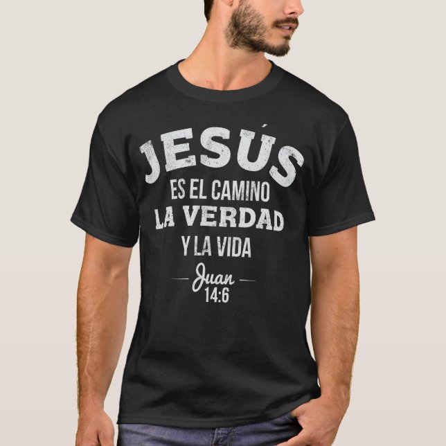 Camisas Cristianas sobre Jesús Camisa Cristiana en (Anverso)