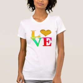 Camisas de amor de moda, diseño de camisetas con c