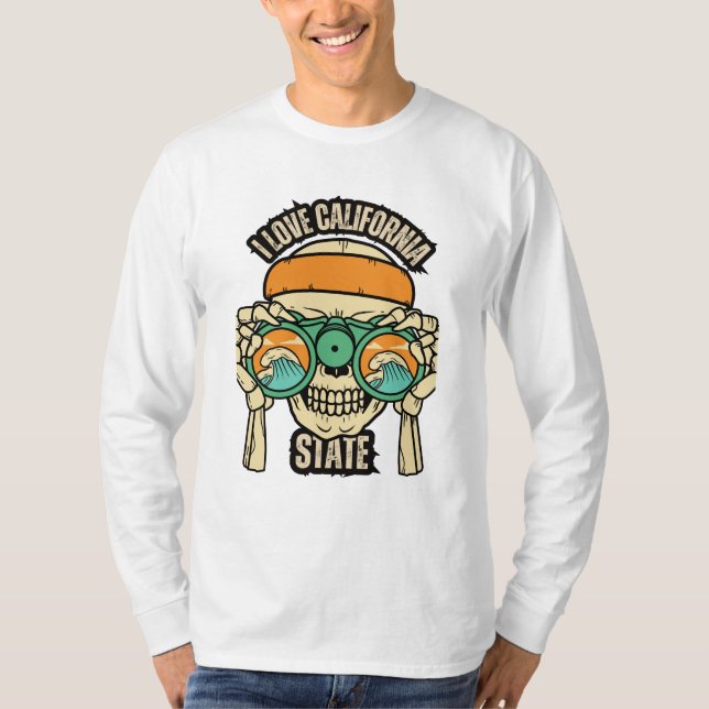 Camisas de California Camiseta del Estado del Oso  (Anverso)