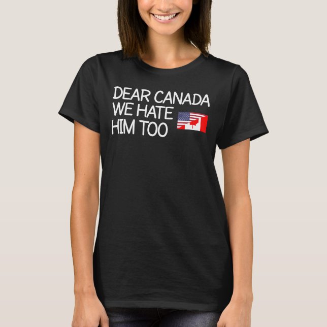 Camisas de Canadá, Camisa Canadiense, Orgullosa Ca (Anverso)