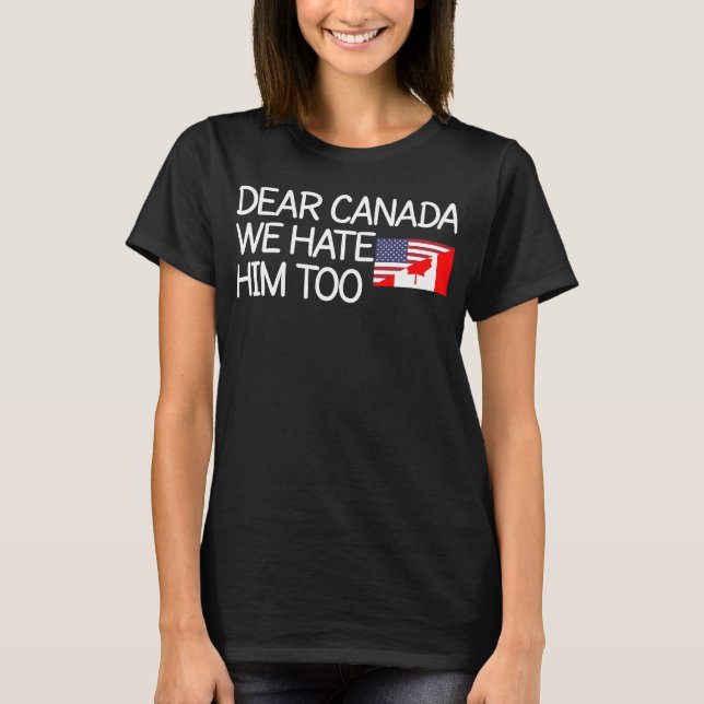 Camisas de Canadá, Camisa Canadiense, Orgullosa Ca (Anverso)