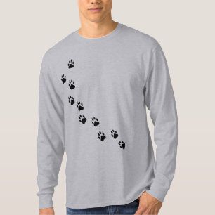 Camisas de cuidado animal para hombres camiseta de