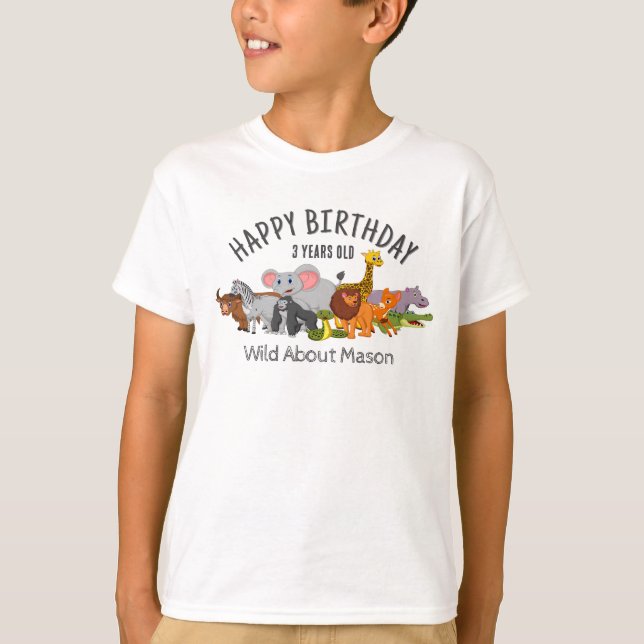 ¡Camisas de cumpleaños! Camiseta personalizada sob (Anverso)