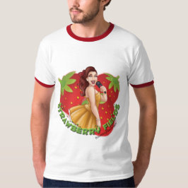 Camisas de fresa Personalizado Camisa de jengibre