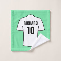Camisas de fútbol vestidas de blanco