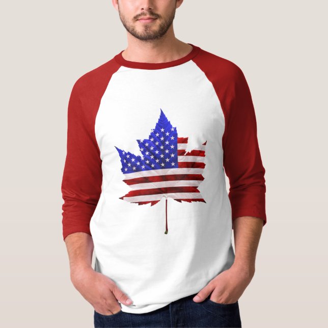 Camisas de Jersey de Souvenir de Canadá, Estados U (Anverso)
