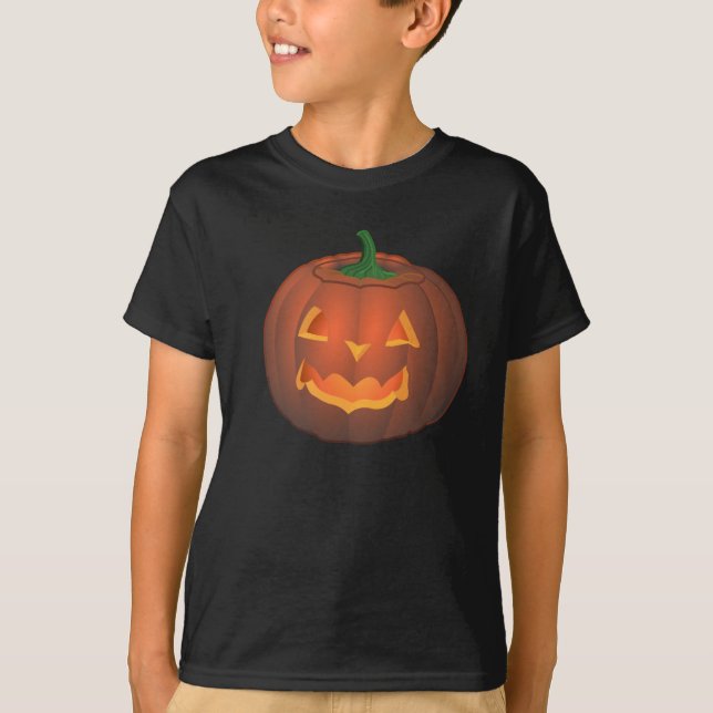 Camisas de la calabaza de la camiseta de Halloween (Anverso)