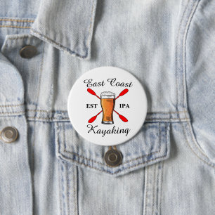 Camisas de la Costa Este Kayak botón de cerveza IP