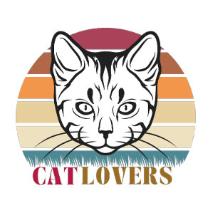 Camisas de los amantes del gato retro - Camiseta d