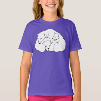 Camisas de osito polar con camiseta de niño