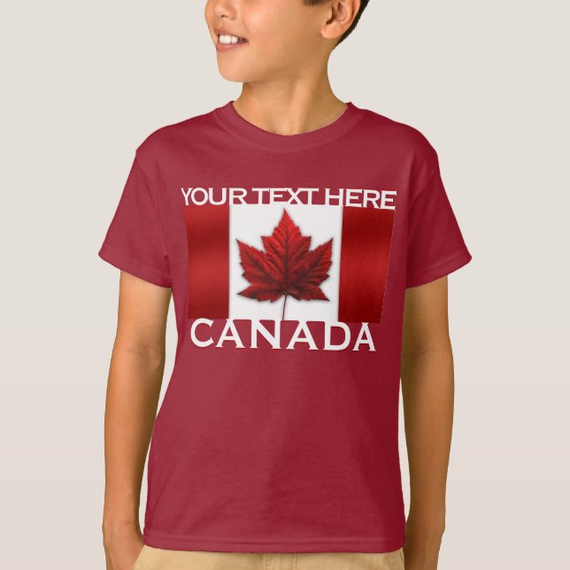 Camisas de recuerdo de Canadá con camiseta de suda (Anverso)
