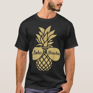 Camisas de sol de piña camiseta Aloha Bebidas Hawa