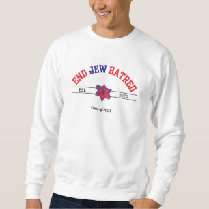 Camisas de sudadera de cuello de crema colegiado d
