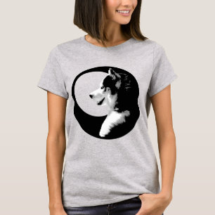 Camisas de té Husky/Wolf para mujeres camisetas