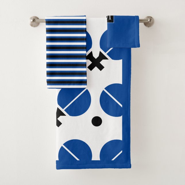 Camisas de tenis de mesa azul y monograma de pelot (In situ)