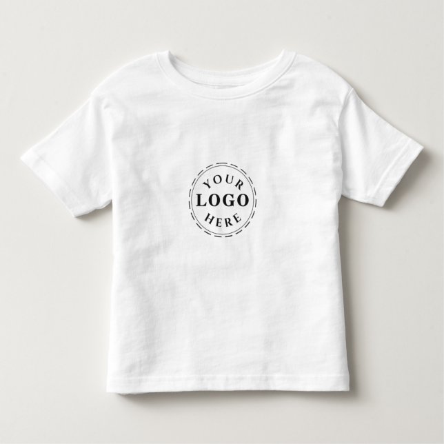 Camisas de Toddler Fine Jersey con logotipo Person (Anverso)