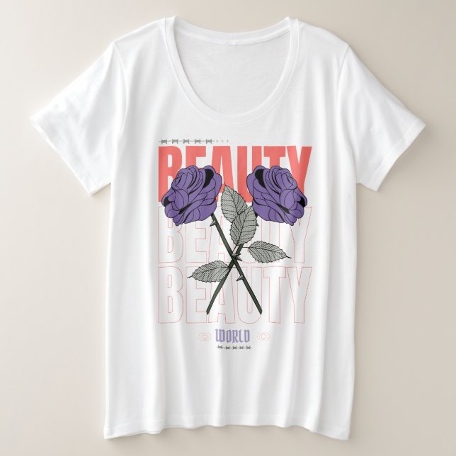 Camisas del Mundo de la Belleza - Diseño estético  (Anverso del diseño)
