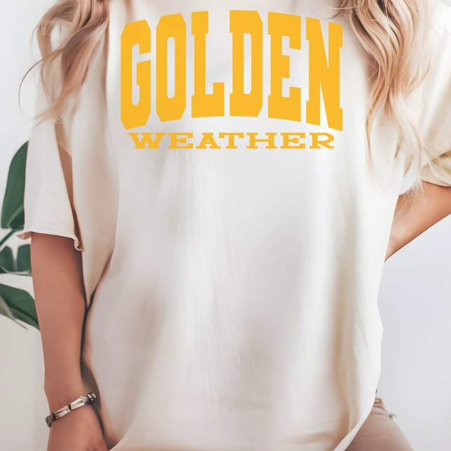 Camisas doradas de la playa de la camiseta de vaca (golden weather shirt, summer vibes shirt, beachy vibes tee, vacation t-shirt, summer t-shirt,)