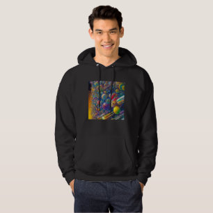 Camisas espaciales hombres sudadera encapuchada ne