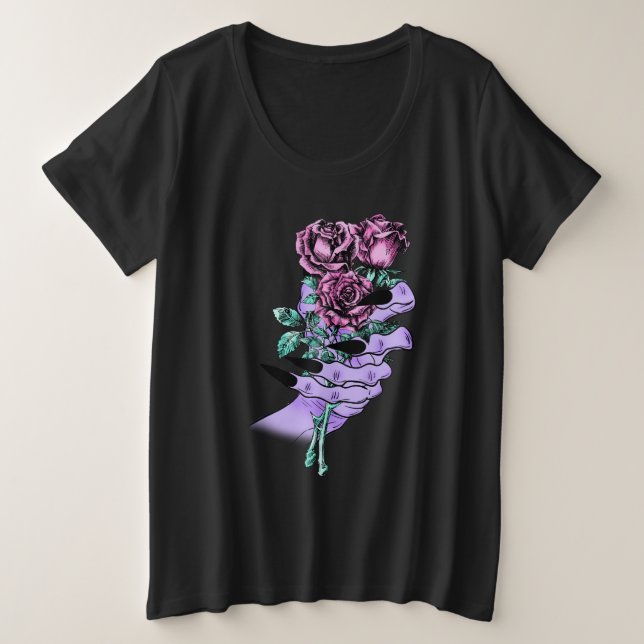 Camisas góticas con un Bouquet más tamaño (Anverso del diseño)