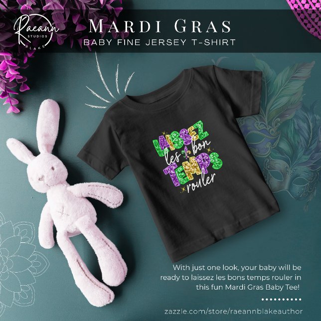 Camisas Mardi Gras Baby Fine Jersey (Subido por el creador)