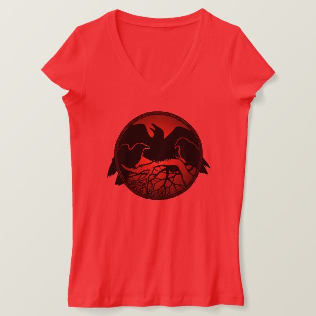 Camisas nativas de la camiseta de las mujeres de l (Anverso del diseño)