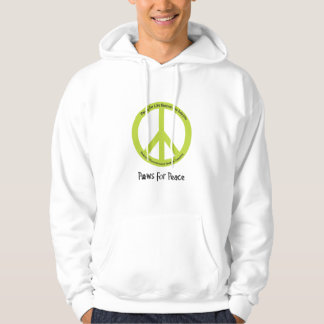 Camisas para la paz Camisas de sudadera encapuchad