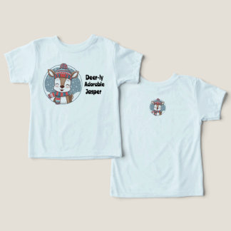 Camisas para niños pequeños adorables con nombre e