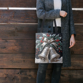 Camisas plateadas y Navidades holly en bolsa