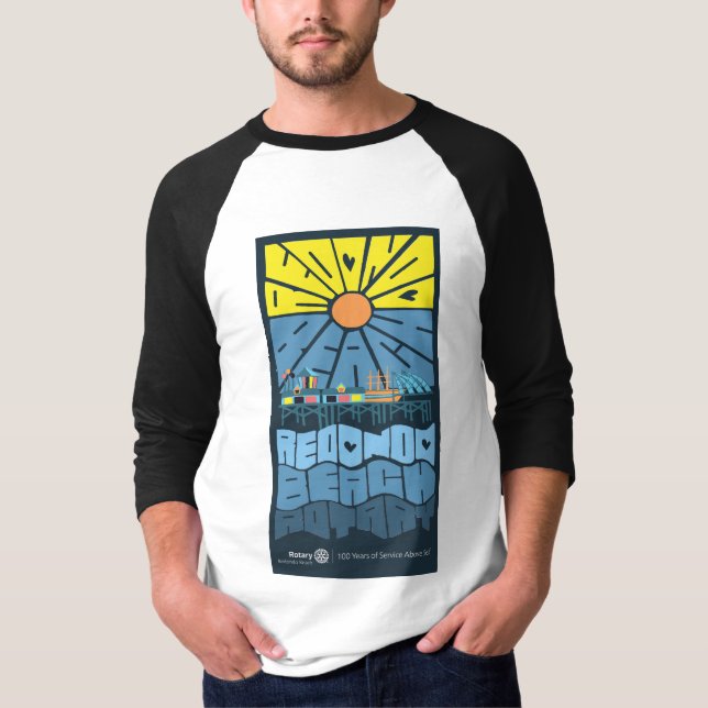 Camisas Rotarias Redondo Beach estilo Jersey (Anverso)