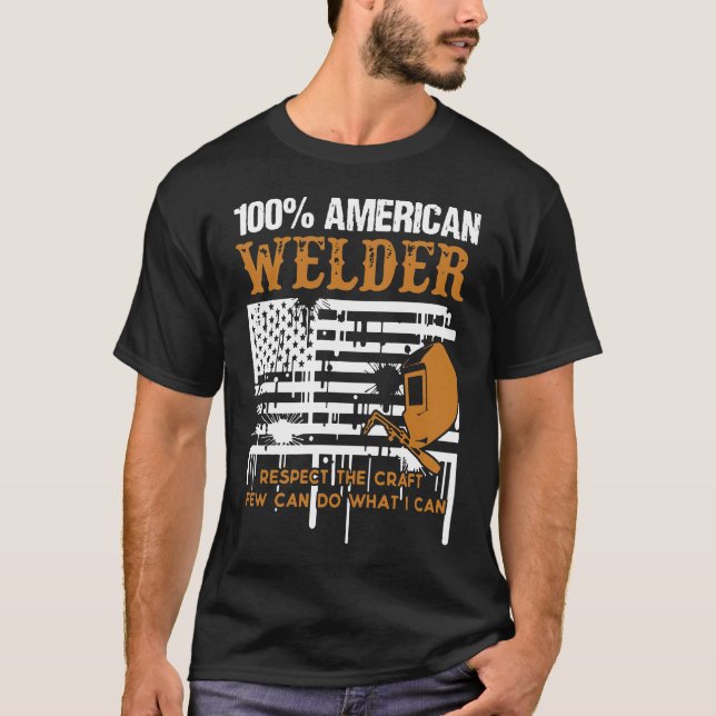 Camisas soldadoras - Camisetas norteamericanos 100 (Anverso)