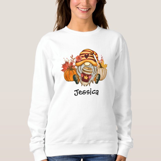 Camisas sudaderas básicas de la mujer de la nome d (Anverso)