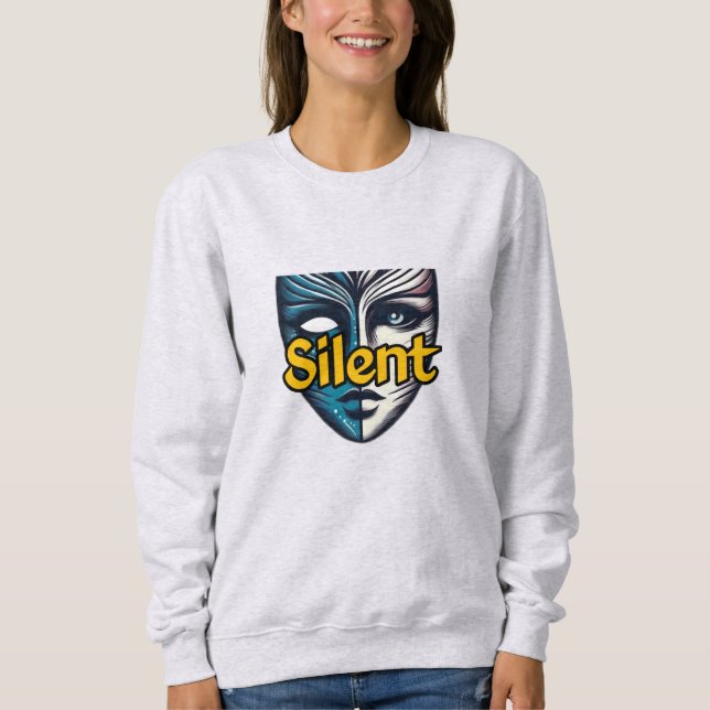 Camisas sudaderas básicas de las mujeres (Anverso)