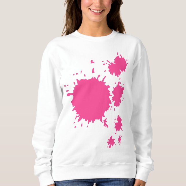 Camisas sudaderas básicas de las mujeres (Anverso)