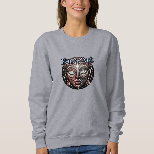 Camisas sudaderas básicas de las mujeres (Anverso)