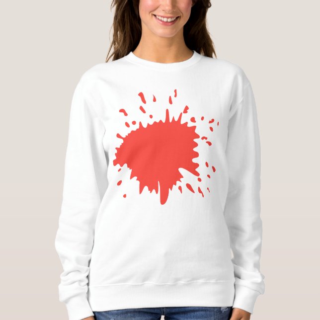Camisas sudaderas básicas de las mujeres (Anverso)