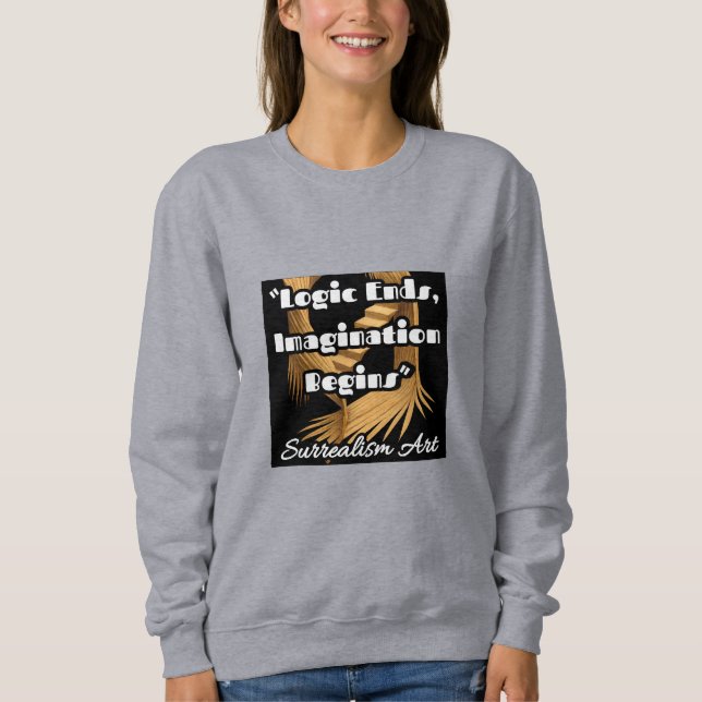 Camisas sudaderas básicas de las mujeres (Anverso)