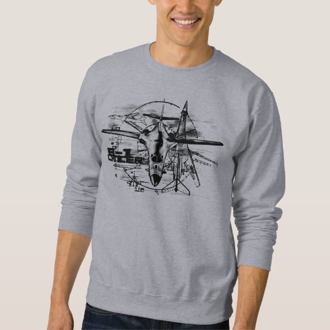 Camisas sudaderas básicas de los hombres de bailar (Anverso)