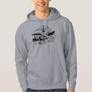 Camisas sudaderas básicas encapuchadas de B-1 de l