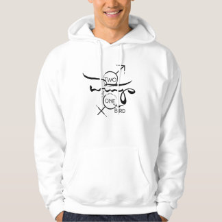 Camisas sudaderas básicas encapuchadas de dos alas