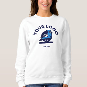 Camisas sudaderas básicas para mujeres - Blanco