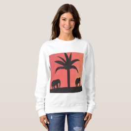 Camisas sudaderas blancas de las mujeres