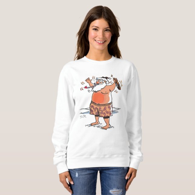 Camisas sudaderas blancas de Santa María (Anverso completo)