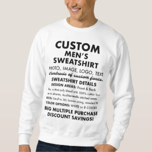Camisas sudaderas blancas personalizadas Personali